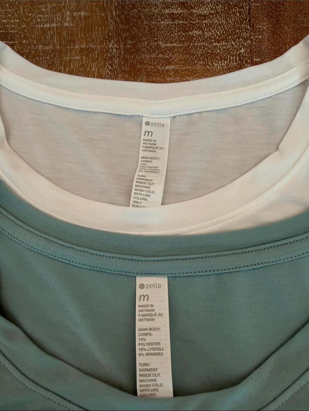 2 ruched tops by Zella size M - Picture 2 of 5